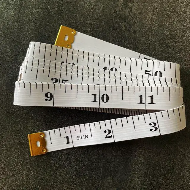 Alt view image 5 of 7 - Soft Tape Measure Double Scale Measuring Tape Body Sewing Flexible Tailor Craft Vinyl Ruler for Weight Loss Medical Body Measurement, Has Centimetre Scale on Reverse Side (2pcs White-60 inch)