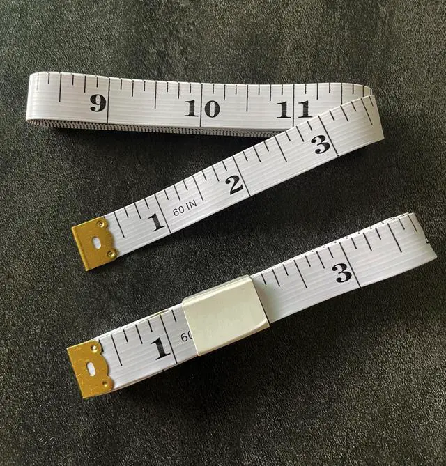 Alt view image 7 of 7 - Soft Tape Measure Double Scale Measuring Tape Body Sewing Flexible Tailor Craft Vinyl Ruler for Weight Loss Medical Body Measurement, Has Centimetre Scale on Reverse Side (2pcs White-60 inch)