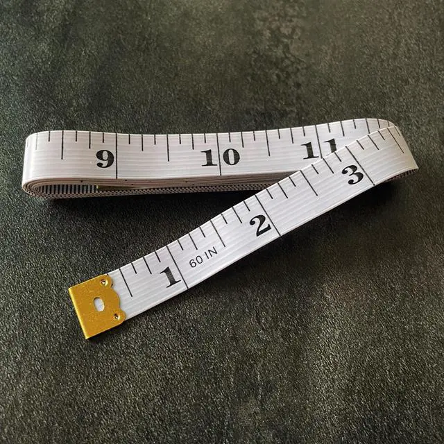 Alt view image 2 of 7 - Soft Tape Measure Double Scale Measuring Tape Body Sewing Flexible Tailor Craft Vinyl Ruler for Weight Loss Medical Body Measurement, Has Centimetre Scale on Reverse Side (2pcs White-60 inch)