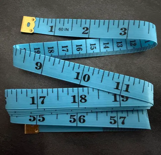 Alt view image 5 of 7 - Soft Tape Measure Double Scale Measuring Tape Body Sewing Flexible Tailor Craft Vinyl Ruler for Weight Loss Medical Body Measurement, Has Centimetre Scale on Reverse Side (2pcs Blue -60 inch)