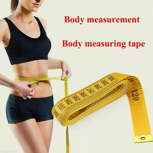 Alt view image 3 of 7 - Soft Tape Measure Double Scale Measuring Tape Body Sewing Flexible Tailor Craft Vinyl Ruler for Weight Loss Medical Body Measurement, Has Centimetre Scale on Reverse Side (2pcs Yellow-60 inch)
