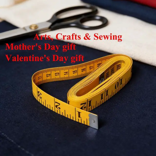 Alt view image 4 of 7 - Soft Tape Measure Double Scale Measuring Tape Body Sewing Flexible Tailor Craft Vinyl Ruler for Weight Loss Medical Body Measurement, Has Centimetre Scale on Reverse Side (2pcs Yellow-60 inch)