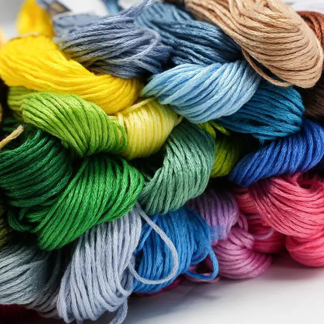 Alt view image 5 of 6 - 70 Skeins Rainbow Color Embroidery Floss Friendship Bracelet String Cross Stitch Embroidery Thread Cotton Floss Bracelet Yarn, Craft Floss