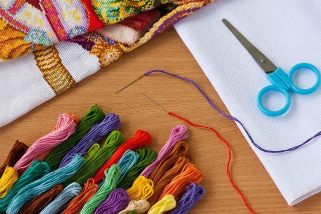 Alt view image 6 of 7 - Paxcoo 124 Skeins Embroidery Floss Cross Stitch Thread with Needles