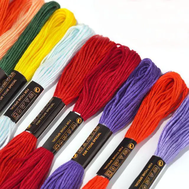 Alt view image 2 of 4 - Friendship Bracelet String 36 Rainbow Color Skeins, Embroidery Floss Cross Stitch Embroidery Thread Floss Bracelet Making Yarn, Craft Floss