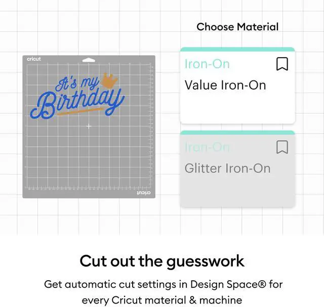 Alt view image 4 of 7 - Cricut® Value Iron-On, White (12 in x 5 ft)