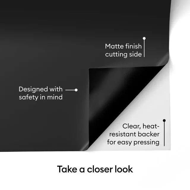 Alt view image 6 of 7 - Cricut® Value Iron-On, White (12 in x 5 ft)