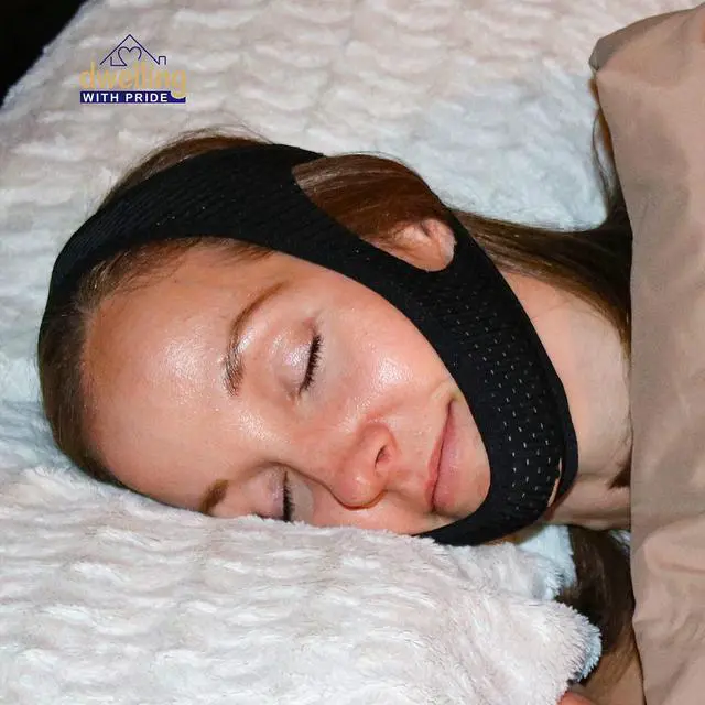 Alt view image 3 of 6 - Anti Snore Chin Strap - Anti-Dry Mouth Chin Strap for CPAP Users - Stop Noise - Snoreless Sleeping Solution for Men and Women - Breathing Aid for Snoring