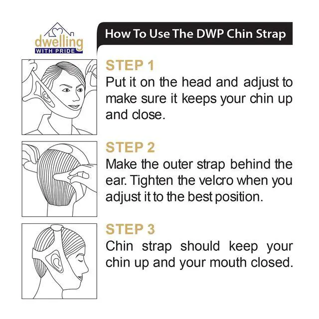 Alt view image 5 of 6 - Anti Snore Chin Strap - Anti-Dry Mouth Chin Strap for CPAP Users - Stop Noise - Snoreless Sleeping Solution for Men and Women - Breathing Aid for Snoring