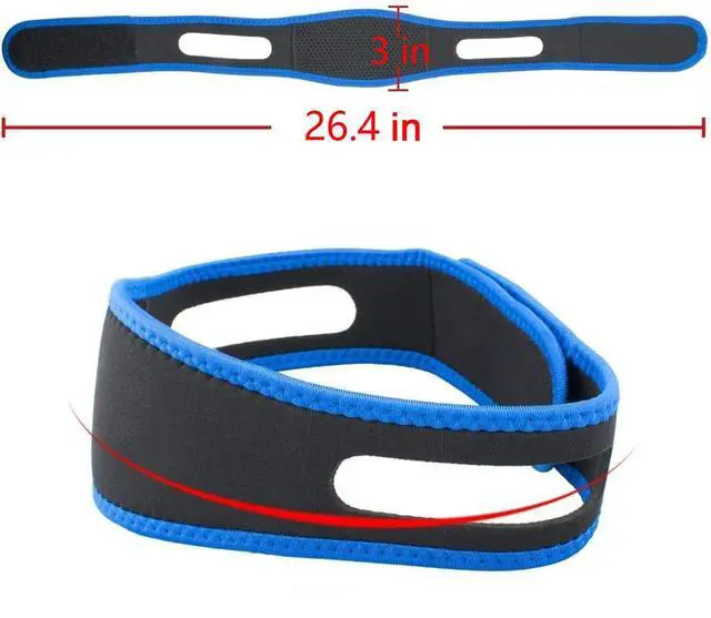 Alt view image 2 of 7 - 2025 Model Anti Snoring Chin Strap, Stop Snoring Chin Straps for CPAP Users, Jaw Strap for Sleeping,Chin Straps to Keep Mouth Closed for Sleeping Better, Cpap Chin Strap for Sleep for Men- Women