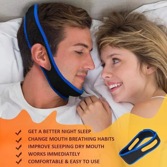 Alt view image 6 of 7 - 2025 Model Anti Snoring Chin Strap, Stop Snoring Chin Straps for CPAP Users, Jaw Strap for Sleeping,Chin Straps to Keep Mouth Closed for Sleeping Better, Cpap Chin Strap for Sleep for Men- Women