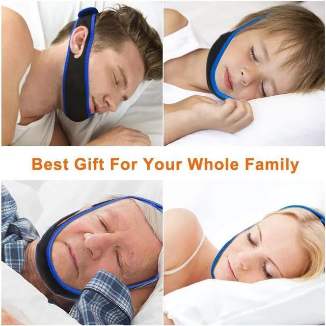 Alt view image 7 of 7 - 2025 Model Anti Snoring Chin Strap, Stop Snoring Chin Straps for CPAP Users, Jaw Strap for Sleeping,Chin Straps to Keep Mouth Closed for Sleeping Better, Cpap Chin Strap for Sleep for Men- Women