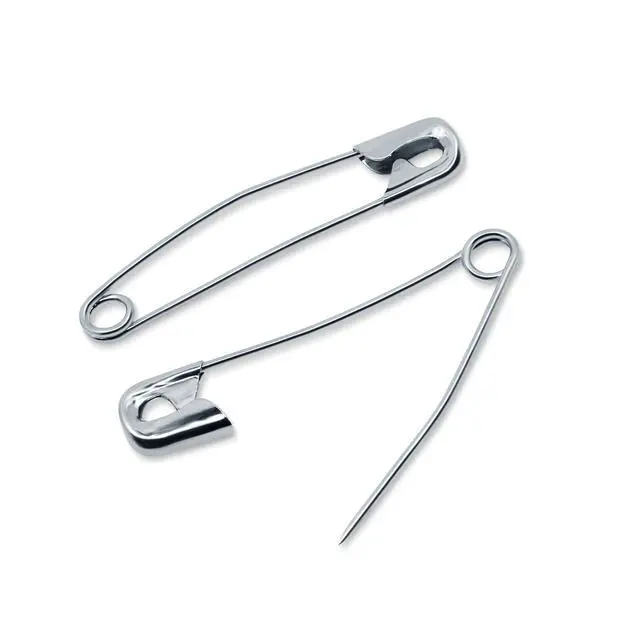 Alt view image 2 of 5 - Dritz 7216 Safety Pins, Curved, Size 2, Nickel (40-Count)