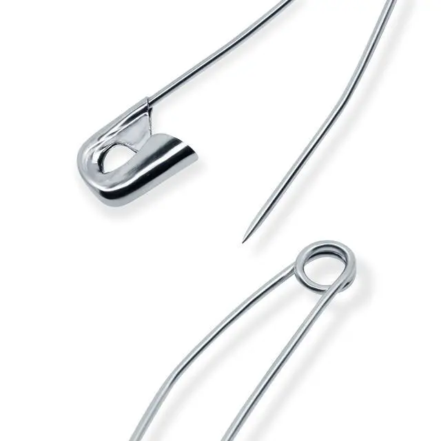 Alt view image 3 of 5 - Dritz 7216 Safety Pins, Curved, Size 2, Nickel (40-Count)