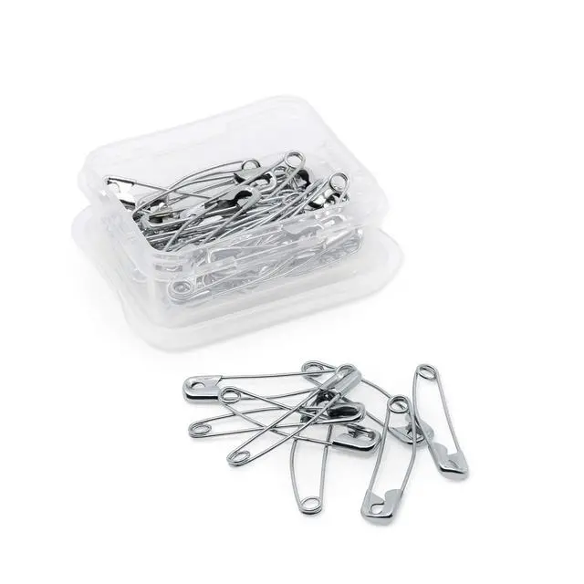 Alt view image 4 of 5 - Dritz 7216 Safety Pins, Curved, Size 2, Nickel (40-Count)