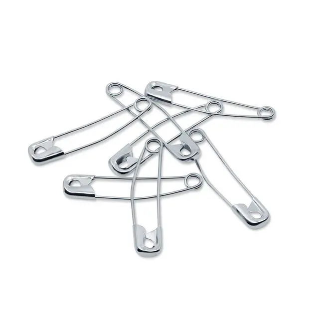 Alt view image 5 of 5 - Dritz 7216 Safety Pins, Curved, Size 2, Nickel (40-Count)