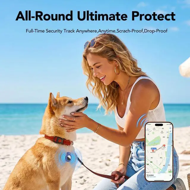 Alt view image 4 of 7 - for AirTag Holder Keychain,Air Tags-4 Pack for Apple,Air Tag Holder Case Airtags 1st/2nd Gen,Wire Cable Lock Key Chain Ring Air Tagholder Accessories for Luggage,Dog,Cat,Kids,Women's Novelty Keychains
