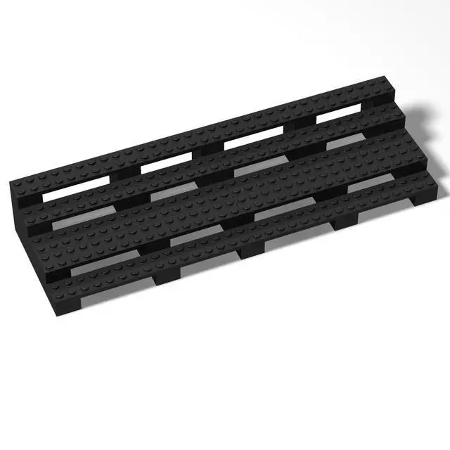 Alt view image 6 of 6 - Display Stand for Mini Figure, 4-Tier Display Shelves with 6 Chair, Compatible with Lego Minifigures, Great Gift for Minifigure Lovers and Collectors