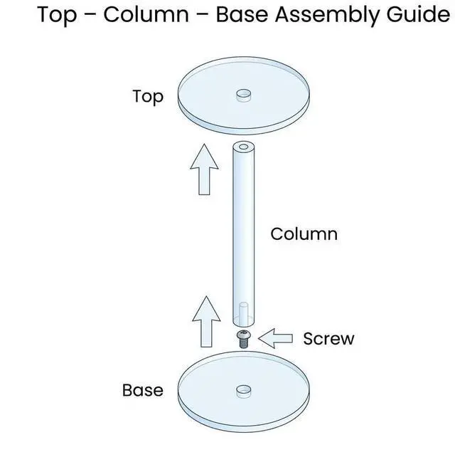Alt view image 6 of 7 - Round Acrylic Display Stand, Premium Clear Round Riser Stands, Set of 3
