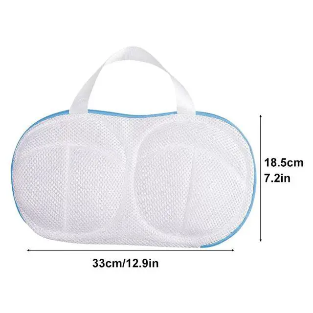 Alt view image 2 of 7 - 3 Pcs Bra Wash Bags for Laundry, Lingerie and Underwear, Mesh Delicates Bag for Washing Machine with Zipper, Protective Bra Laundry Bag for Women(SIZE:12.9x7.2 Inch)