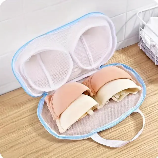 Alt view image 5 of 7 - 3 Pcs Bra Wash Bags for Laundry, Lingerie and Underwear, Mesh Delicates Bag for Washing Machine with Zipper, Protective Bra Laundry Bag for Women(SIZE:12.9x7.2 Inch)