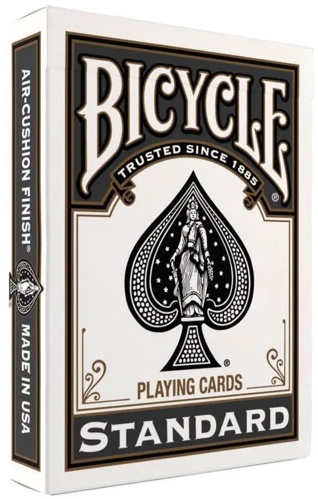 Main image of Black Playing Cards, Standard Index Poker Size, Classic Deck of Cards for Poker, Blackjack, Family Game Night & Card Games, Fun for All Ages