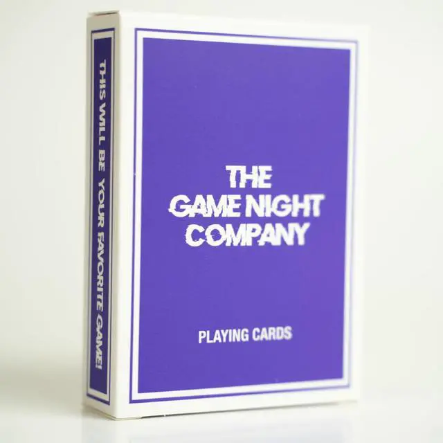 Main image of The Game Night Company Playing Cards, Standard Index Poker Size, Classic Deck of Cards for Poker, Blackjack, Family Game Night & Card Games, Fun for All Ages