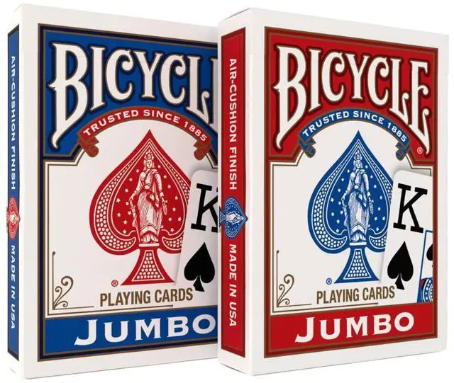 Main image of Jumbo Index Playing Cards 2 Pack Large Print Poker Size