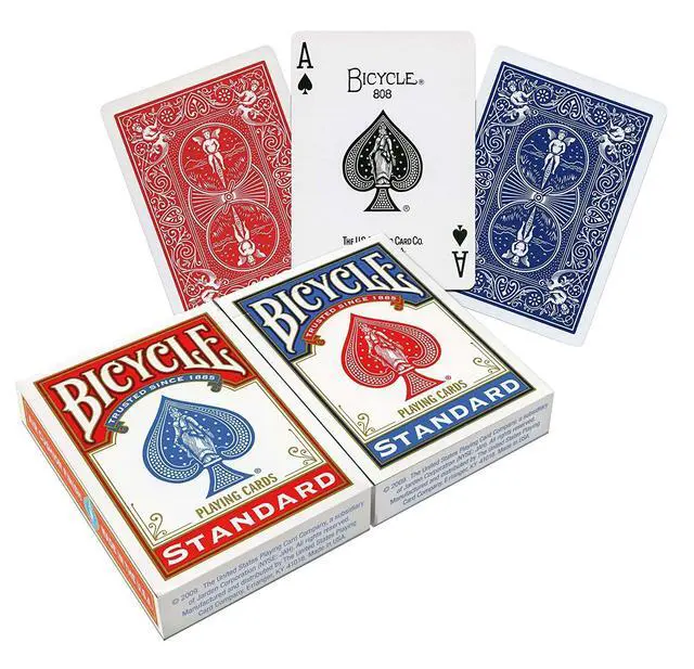 Alt view image 2 of 3 - Poker Size Standard Index Playing Cards, 2 Deck Player's Pack