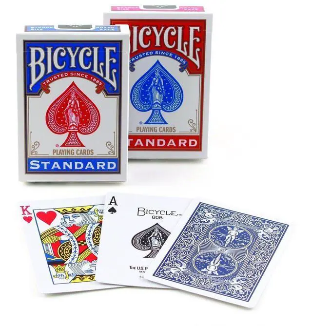 Alt view image 3 of 3 - Poker Size Standard Index Playing Cards, 2 Deck Player's Pack