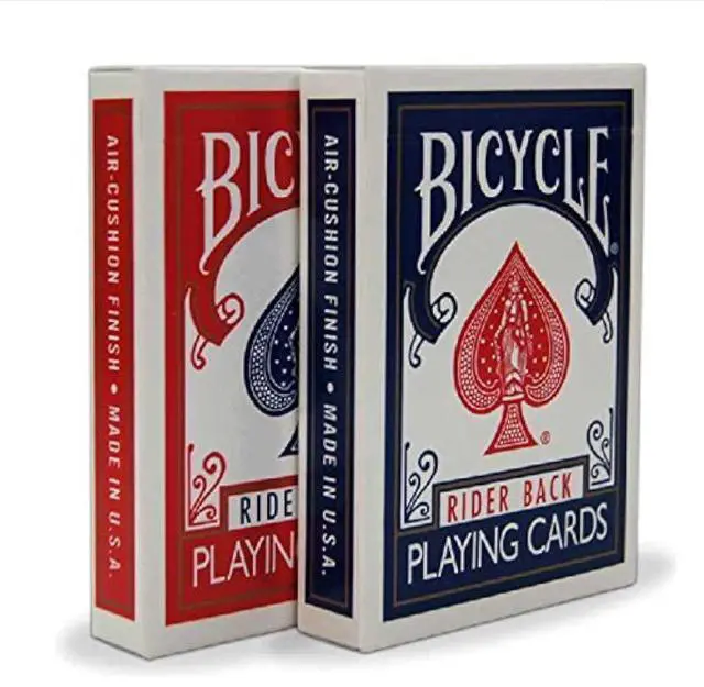 Main image of 2 Decks Bicycle Rider Back 808 Standard Poker Playing Cards Red & Blue
