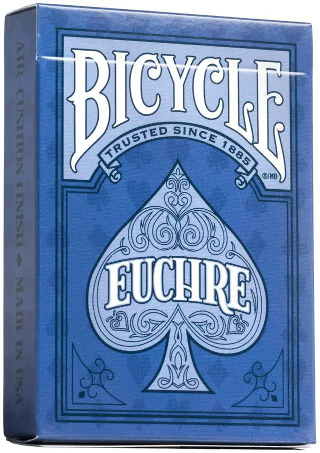 Main image of Euchre Playing Card Deck - 9 Through Ace - Double Deck, Blue