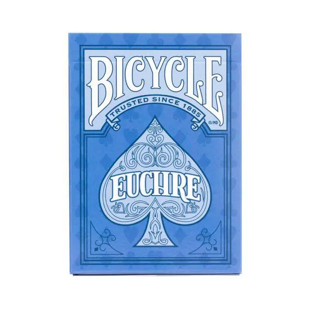 Alt view image 2 of 7 - Euchre Playing Card Deck - 9 Through Ace - Double Deck, Blue