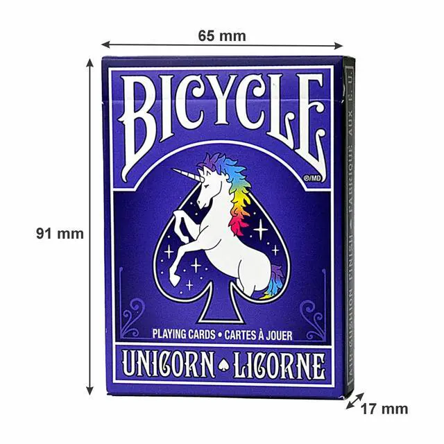 Alt view image 3 of 7 - Unicorn Playing Cards, Standard Index, 1 Deck