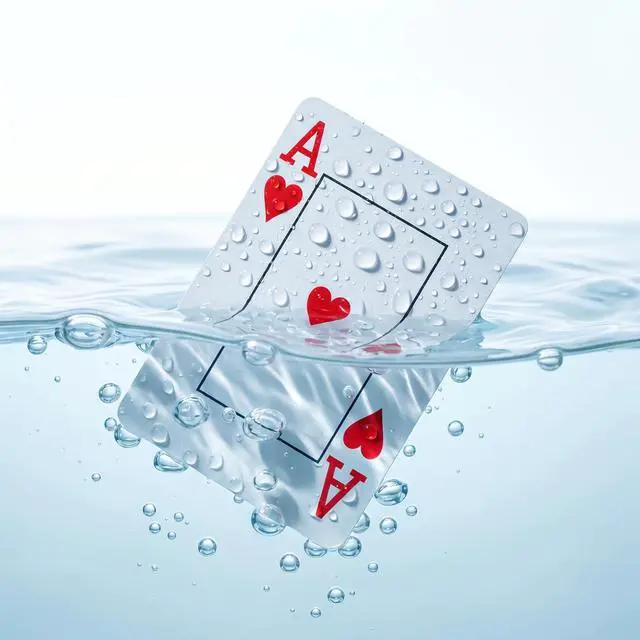 Alt view image 5 of 7 - Playing Cards 2 Pack,Waterproof Playing CardsLarge Playing Cards for Adults, Seniors and Low Vision People,Plastic Playing Cards for Blackjack, Euchre, Canasta and Family Game Nights