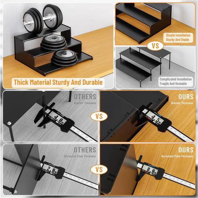 Alt view image 4 of 7 - Cologne Stand for Men,3 Tier Black Perfume Tray for Cologne,Acrylic Display Risers for Collection,Fragrance,Cupcake,Figure Display Shelf,Perfume Stand Organizer,Product Fragrance Display Stand