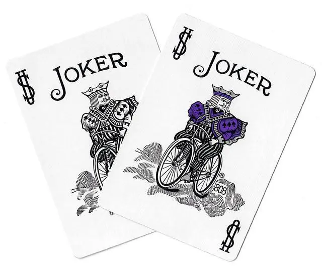 Alt view image 3 of 4 - Purple Rider Back Playing Card Deck Poker Size