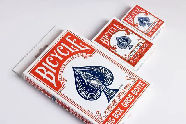 Alt view image 6 of 7 - Big Box Playing Cards - Red