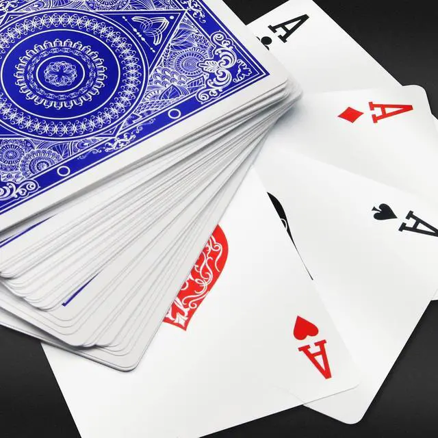Alt view image 5 of 6 - Playing Cards 2 Decks Waterproof Plastic Poker Cards for Texas Holdem Poker Go Fish and More Card Games Standard Index 2.5" x 3.5"