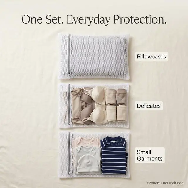 Alt view image 7 of 7 - Mesh Laundry Bags for Delicates, 3 Pack, 12 x 16 Inch