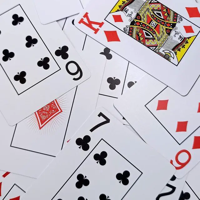 Alt view image 6 of 7 - Plastic Playing Cards, Poker Size, Casino Quality, Jumbo Index, Waterproof & Washable, Perfect for Texas Holdem Poker, 1 Blue Deck & 1 Red Deck