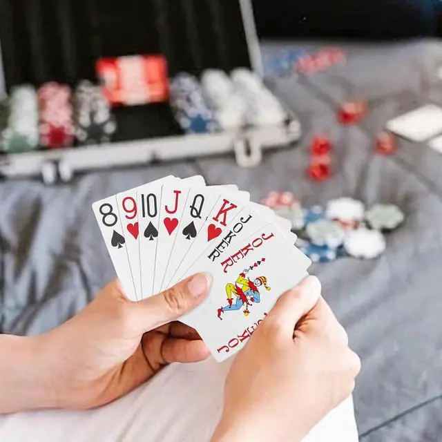 Alt view image 7 of 7 - Playing Cards Large Print for Adults - 2 Pack, Large Print Playing Cards for Seniors, Vision Impaired, Low Vision Crowd, for Blackjack, Euchre, Canasta Card Game