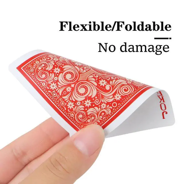 Alt view image 3 of 7 - Plastic Playing Cards Waterproof Playing Cards 2 Pack,Decks of Poker Cards Set for Adults,Poker Size Regular Index,Suitable for Various Cards Games,Bridge,Pinochle,Cartas