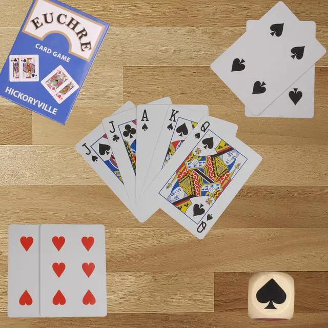 Alt view image 6 of 6 - Trump Suit Marker Indicator with Large Pips for Euchre Bridge Pinochle and Other Card Games - 1.6"" (40mm)