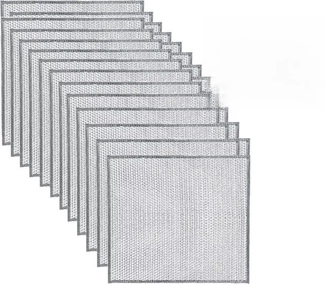 Main image of 20 Pcs New Upgrade Steel Wire Dishcloth : Double-Layer Steel Wire Cleaning Cloth,Powerful Cleaning Non-Scratch Wire Dishcloth Rag for Cookware, Sinks, Dishes, Stove Tops (7.87 '' x 7.87 '')