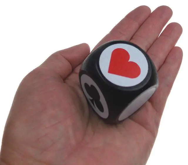 Alt view image 3 of 5 - Black & White Trump Suit Marker Indicator with Large Pips for Euchre Bridge Pinochle and Other Card Games 1.6" (40mm)