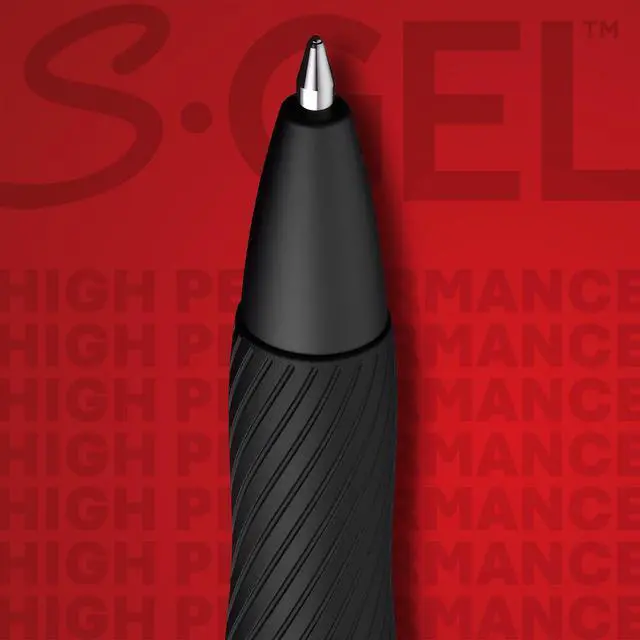 Alt view image 4 of 7 - S-Gel, Gel Pens, Medium Point (0.7mm), Pearl White Body, Black Gel Ink Pens, 6 Count