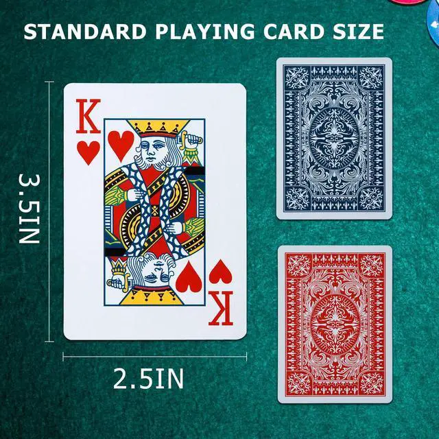 Alt view image 4 of 7 - Playing Cards 12 Pack,Standard Index,Red and Blue Backs,Large Digital Printing is Easy to Read,BlackjackEuchre, Canasta Card Game, Poker CardsRed/Blue