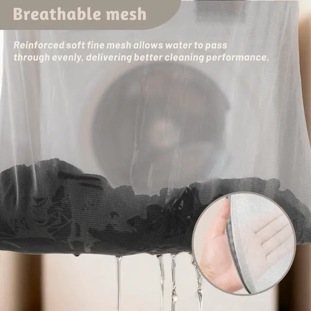 Alt view image 3 of 5 - 3 Pcs Premium Fine Mesh Laundry Bags, 3 Medium 12 x 16 Inches Durable Laundry Wash Bags with Sturdy Zipper for Delicates, Laundry Bag for Delicates, Garment Bag for Washing Machine (3 Medium)