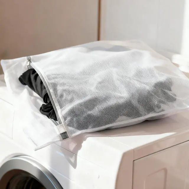 Alt view image 5 of 5 - 3 Pcs Premium Fine Mesh Laundry Bags, 3 Medium 12 x 16 Inches Durable Laundry Wash Bags with Sturdy Zipper for Delicates, Laundry Bag for Delicates, Garment Bag for Washing Machine (3 Medium)